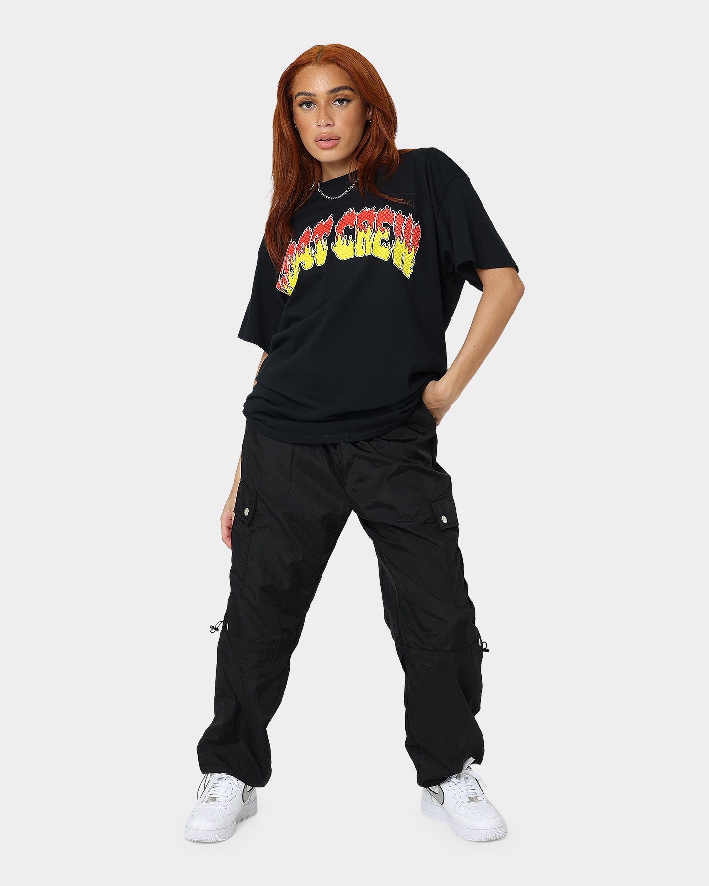 Goat Crew Hot Spike T-Shirt Black/Red/Yellow Style001