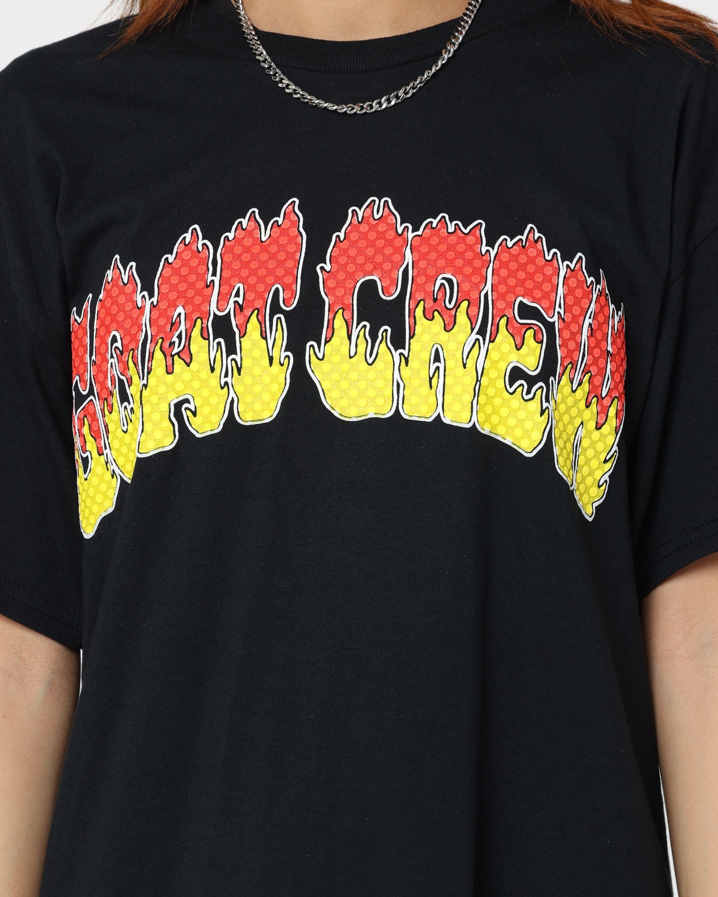 Goat Crew Hot Spike T-Shirt Black/Red/Yellow Style001