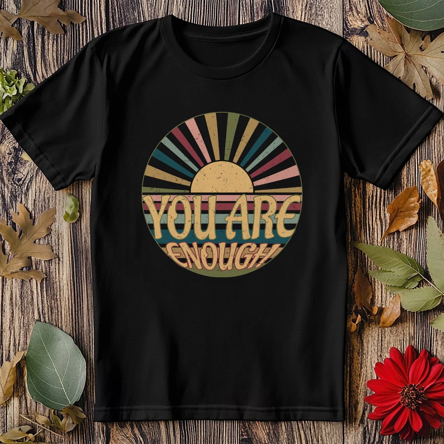 You Are Enough Retro T-Shirt