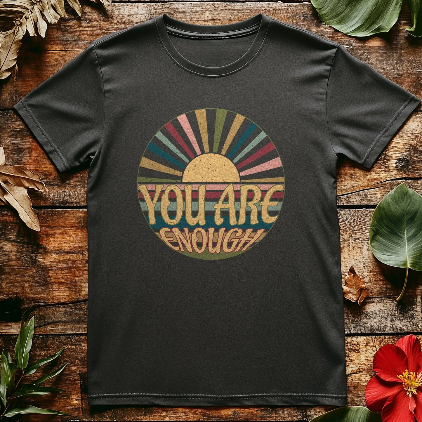 You Are Enough Retro T-Shirt
