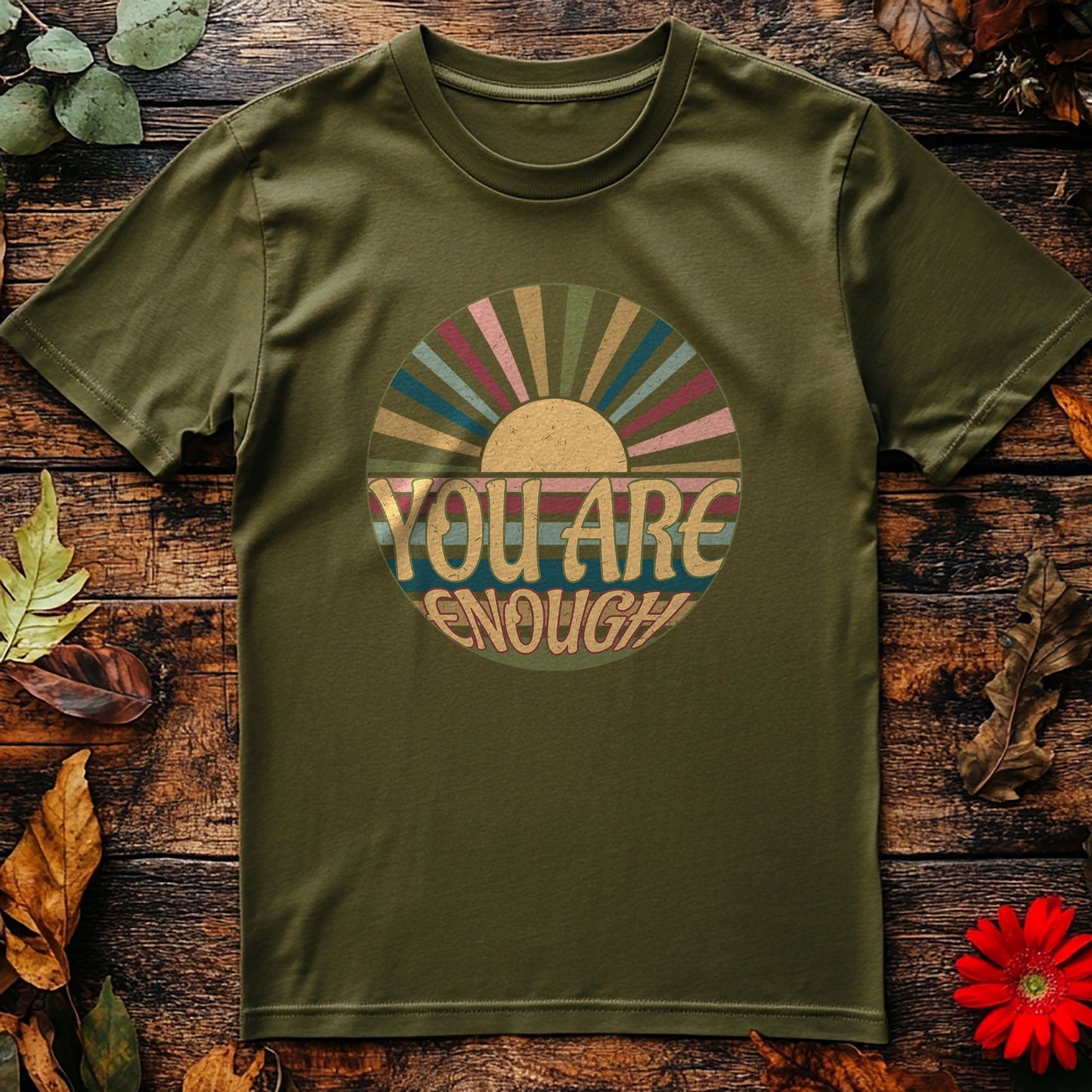 You Are Enough Retro T-Shirt
