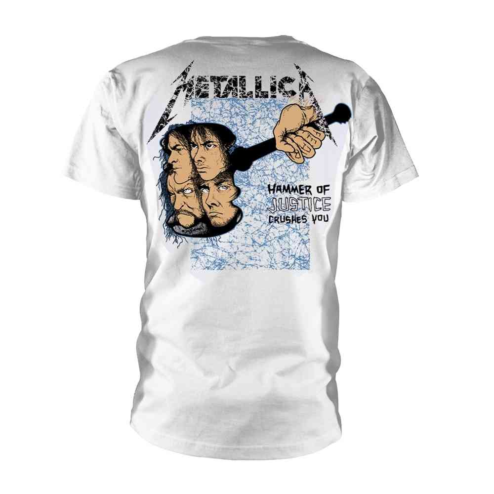 Metallica - And Justice For All (White) t-shirt