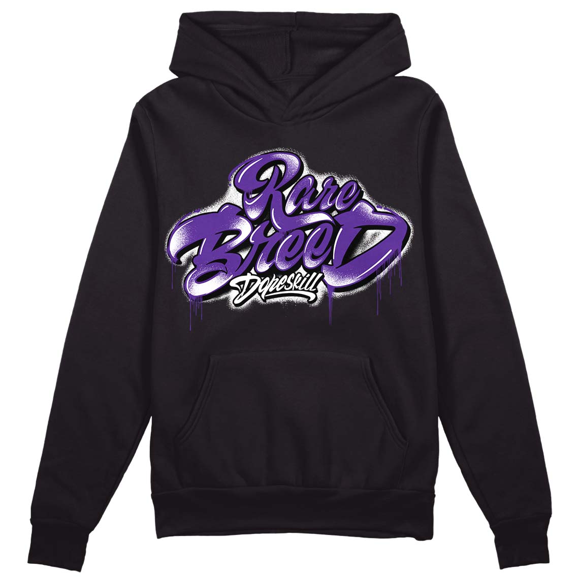 Court Purple 13s DopeSkill Hoodie Sweatshirt Rare Breed Type Graphic