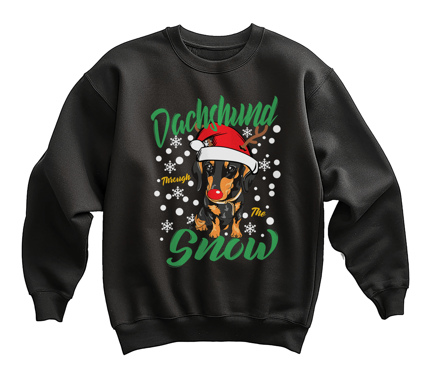 Dachshund Snow Xmas Sweatshirt