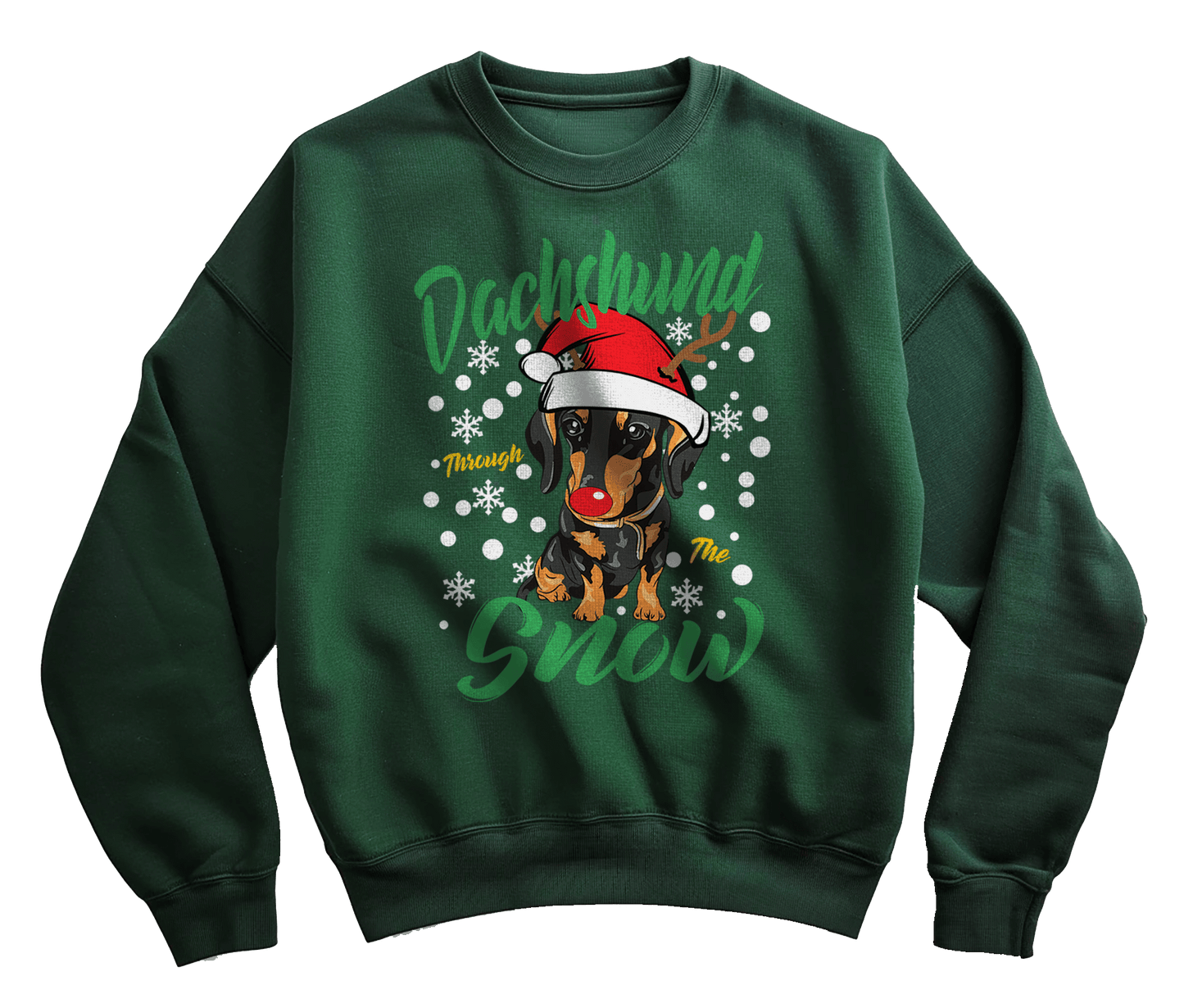 Dachshund Snow Xmas Sweatshirt