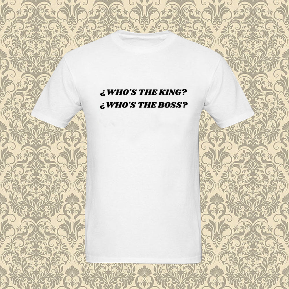 Daechwita SUGA AGUST D Who’s the king Who’s the boss T Shirt adm