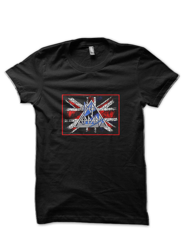 Def Leppard Black T-Shirt Style001