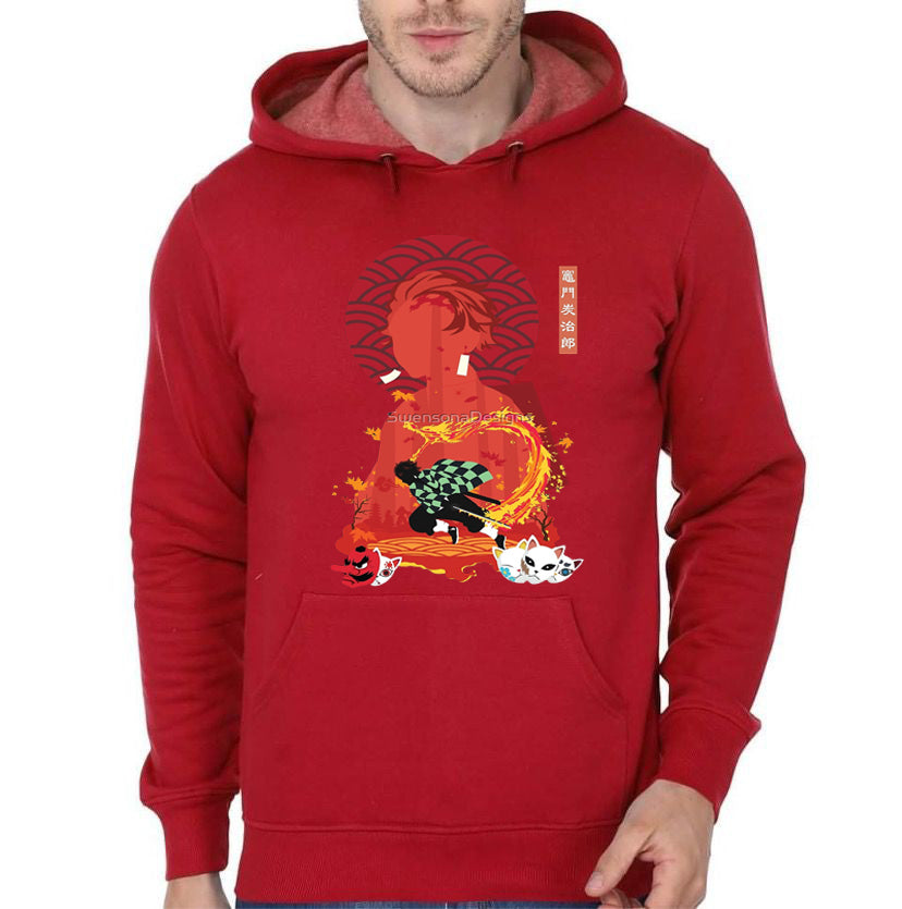 Demon Slayer Red Hoodie