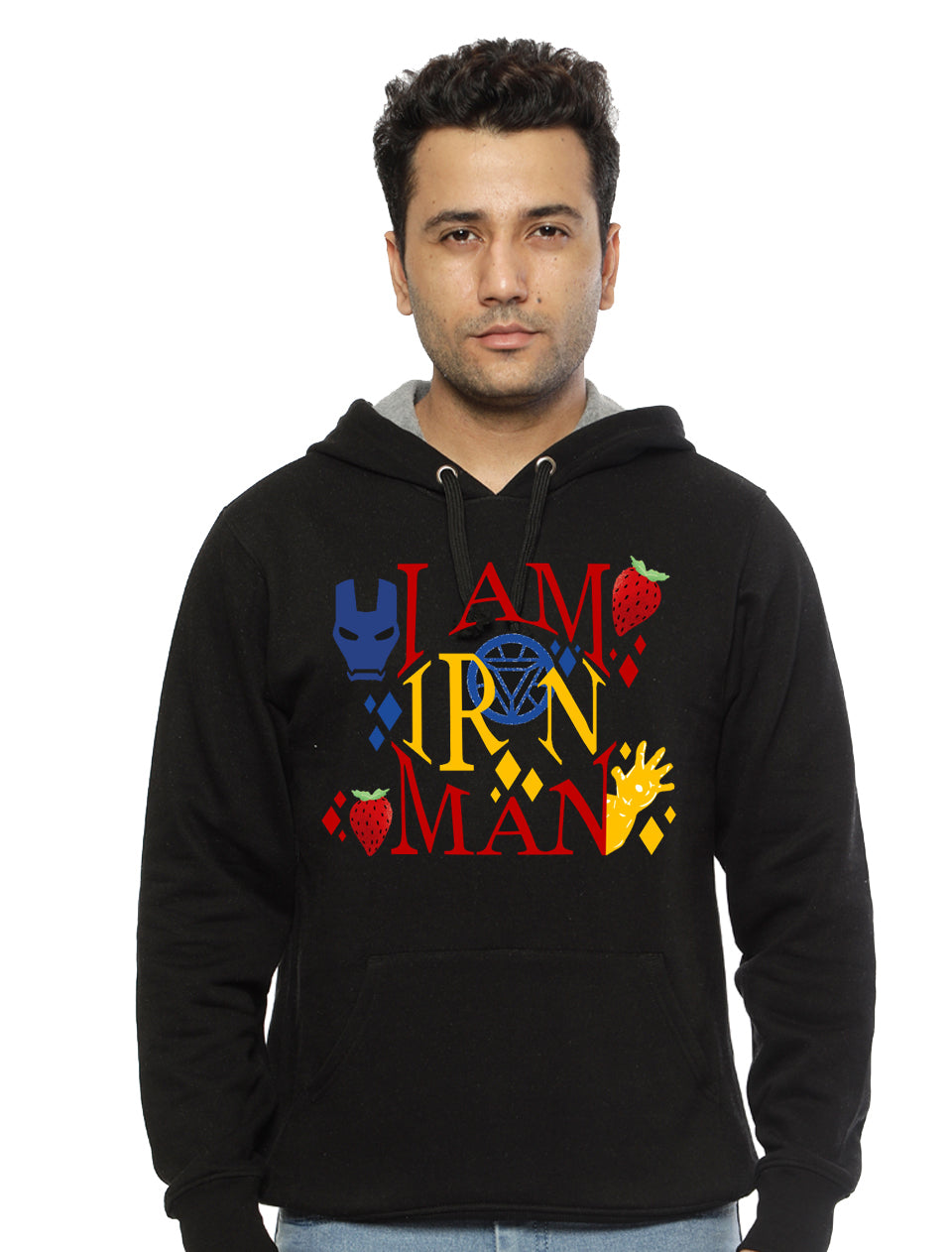 I Am Iron Man Black Hoodie Style001