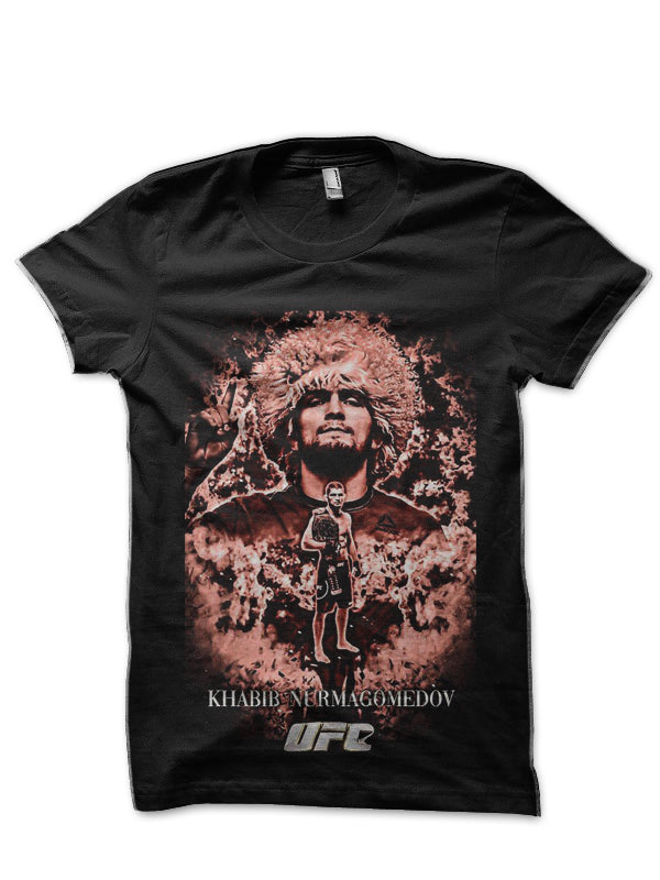Khabib Nurmagomedov Black T-Shirt Style012