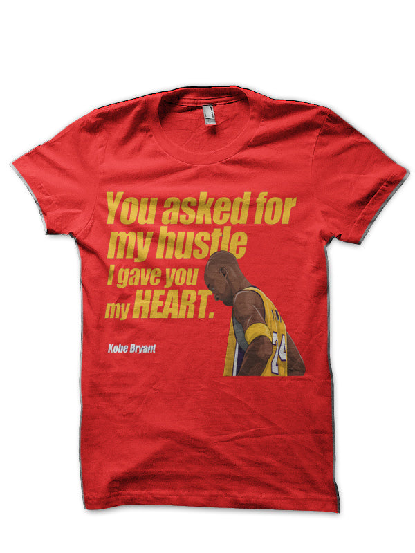 Kobe Bryant Red T-Shirt