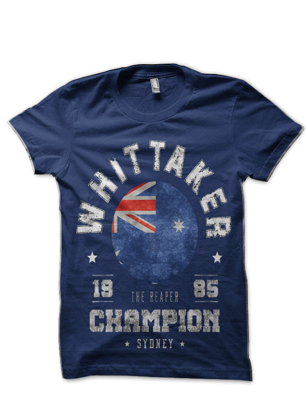 Robert Whittaker Navy Blue T-Shirt