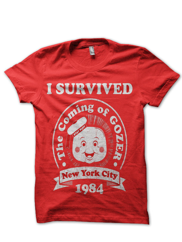Surviving 1984 Red Half Sleeve T-Shirt