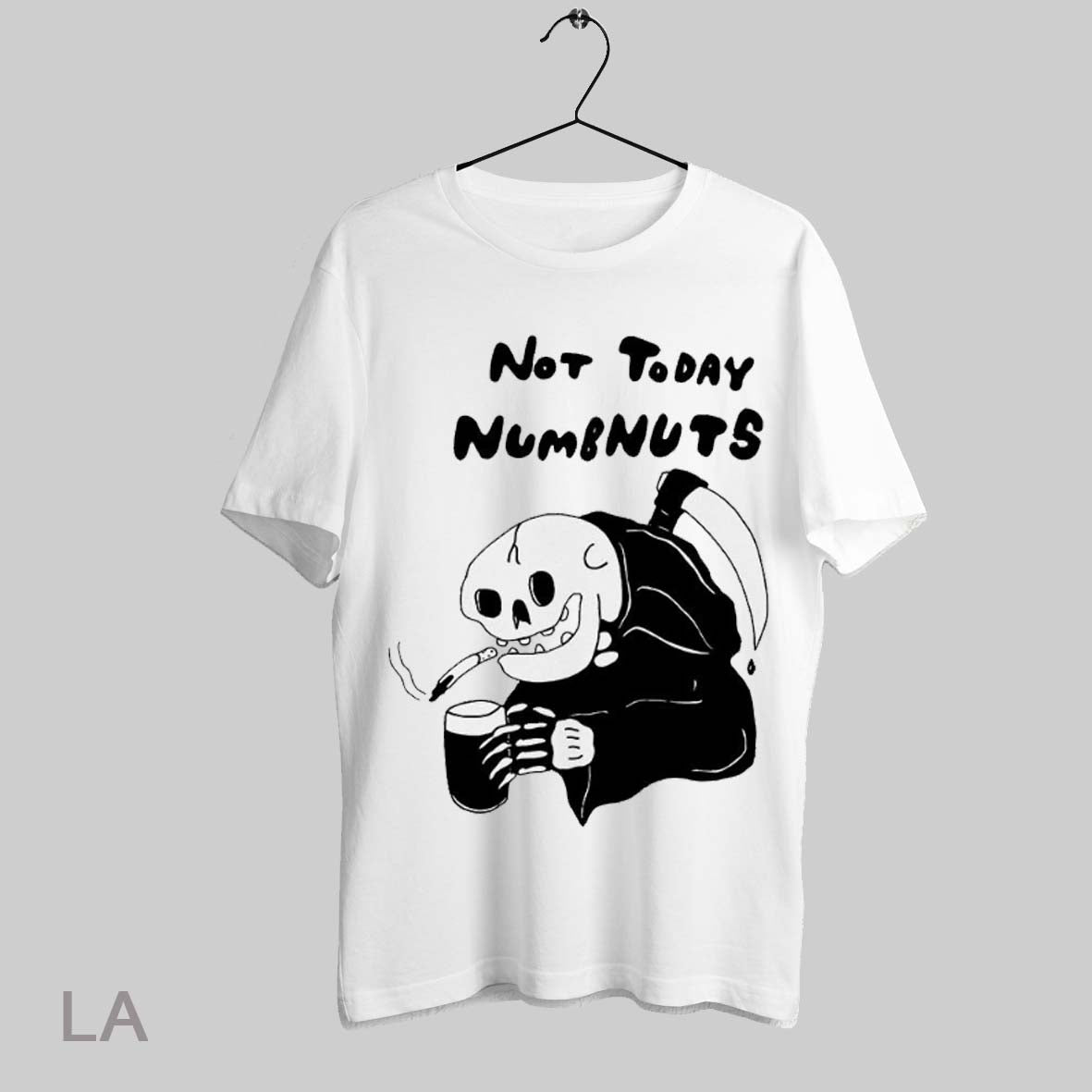 Top Grim Reaper Smoke No Today Numbnuts Shirt T Shirt Sweatshirt Hoodie Shirt