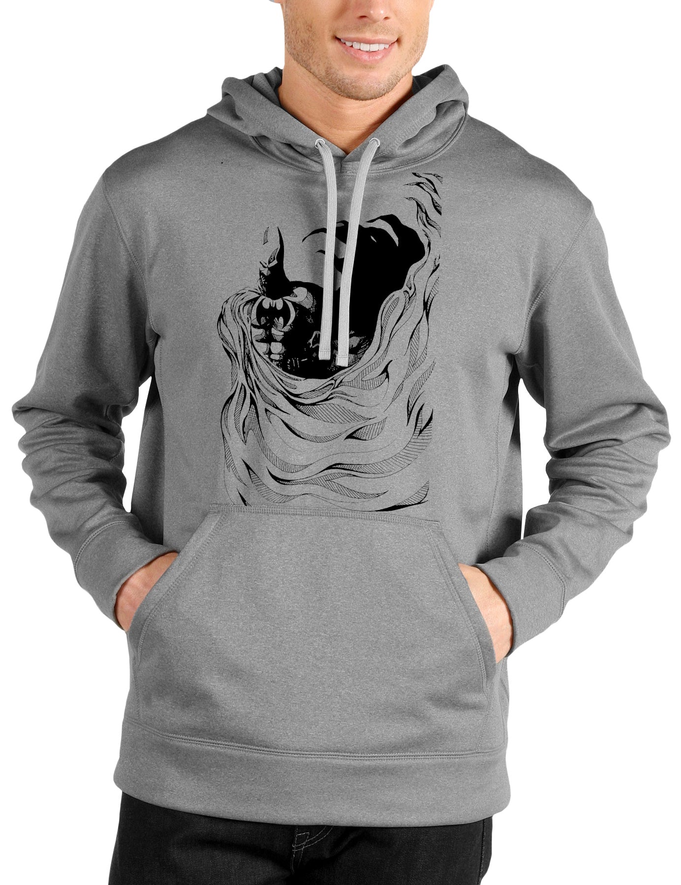 Batman Grey Hoodie Style002