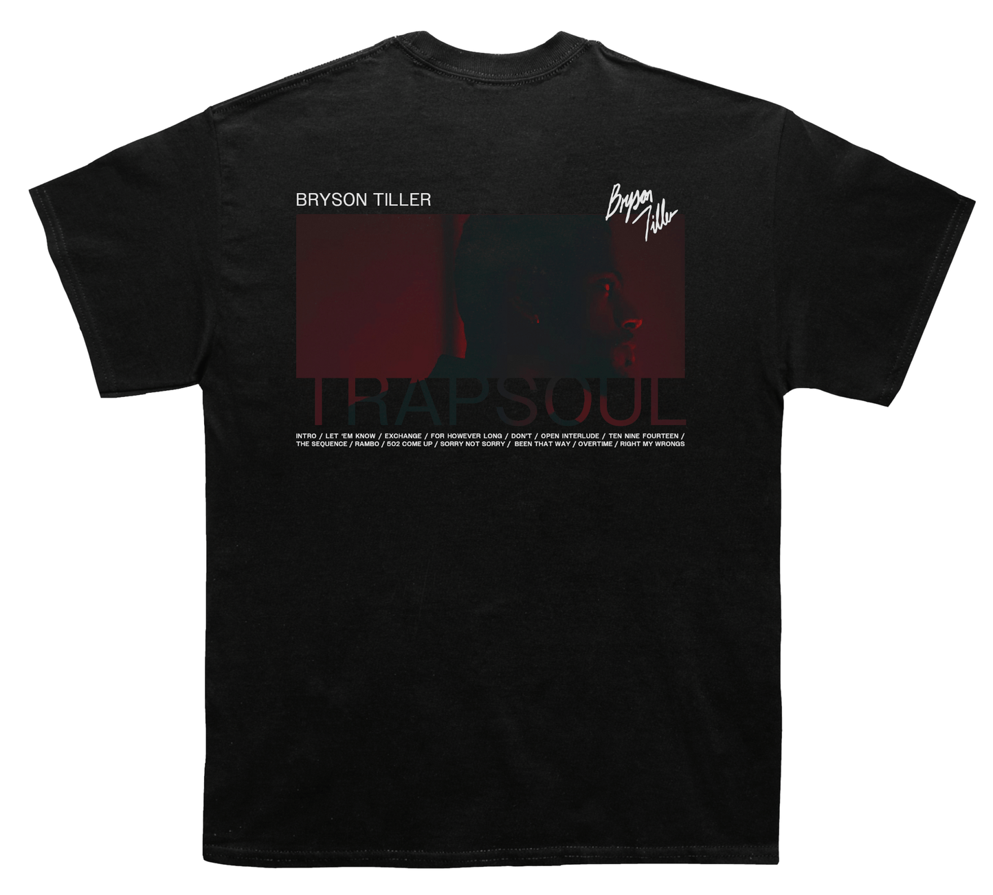 Bryson Tiller "Trapsoul" Backprint TEE