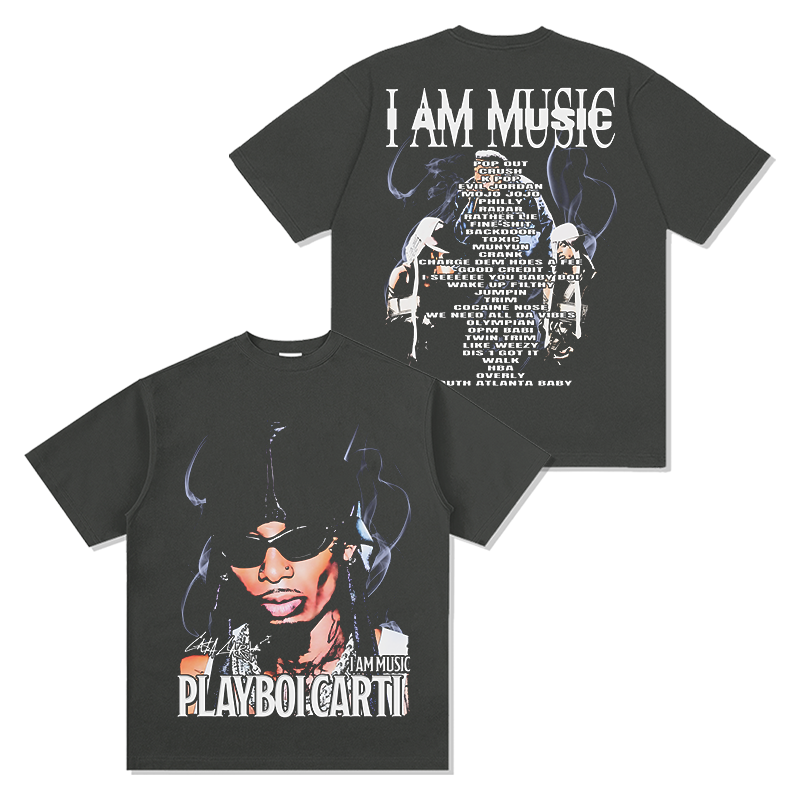 Playboi Carti "I Am Music" Tee Style005