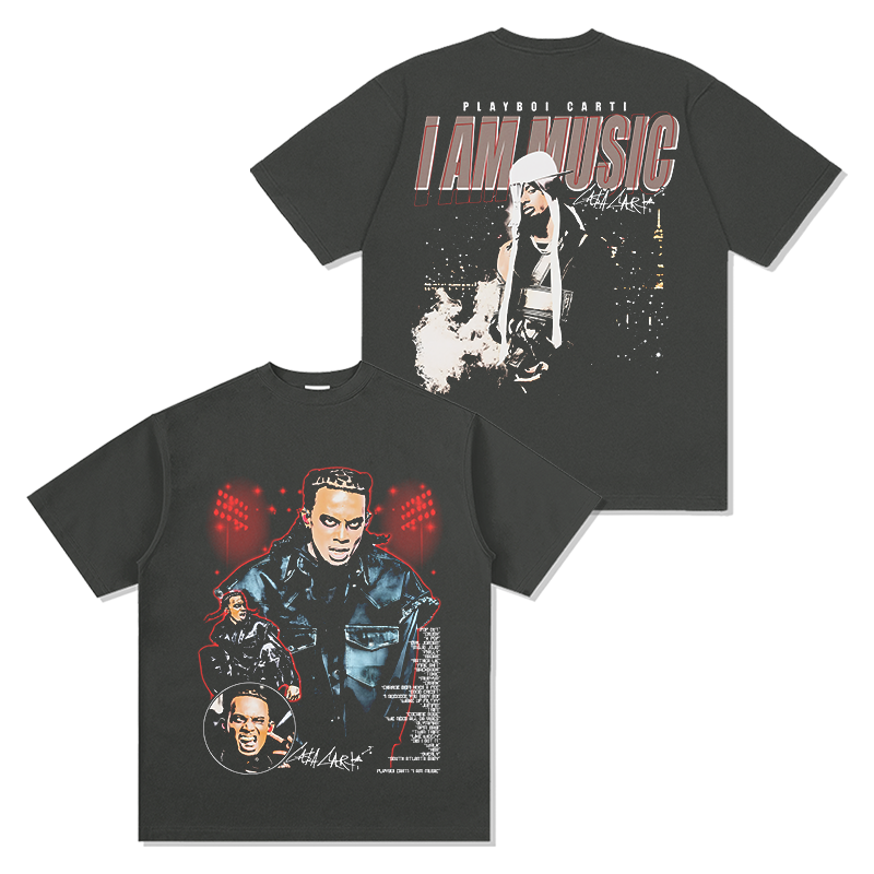 Playboi Carti "I Am Music" Tee Style006