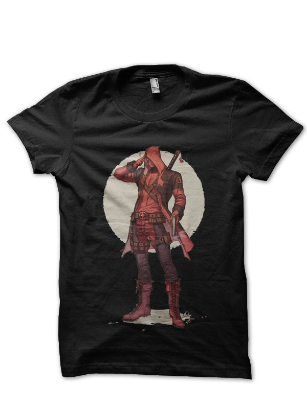 Deadpool Black Tee Style011