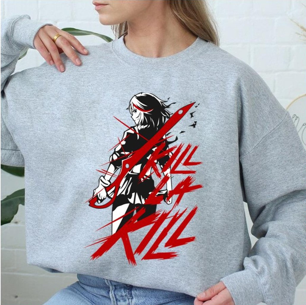 Ryuko Matoi Red Art Kill La Kill Unisex Sweatshirt