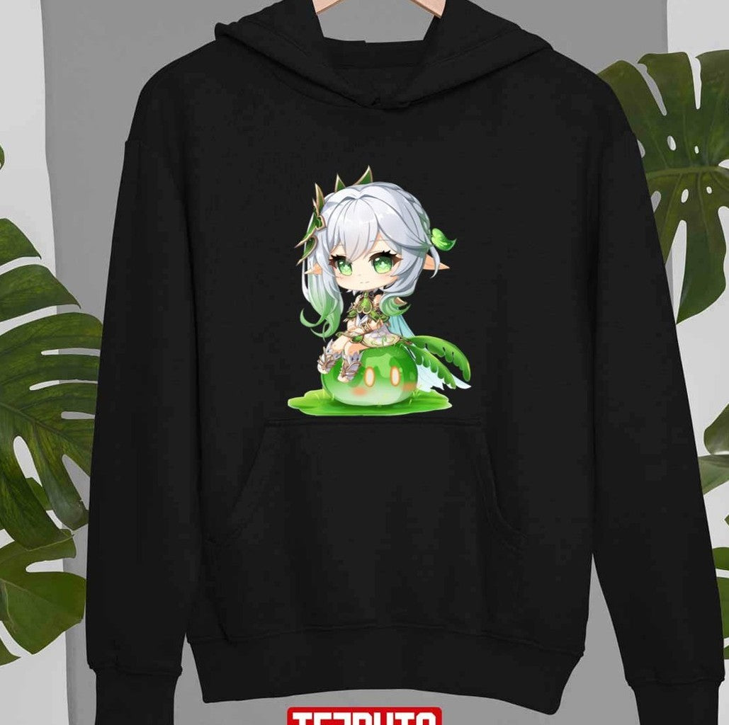 Sitting On A Plant Genshin Impact Nahida Unisex T-Shirt