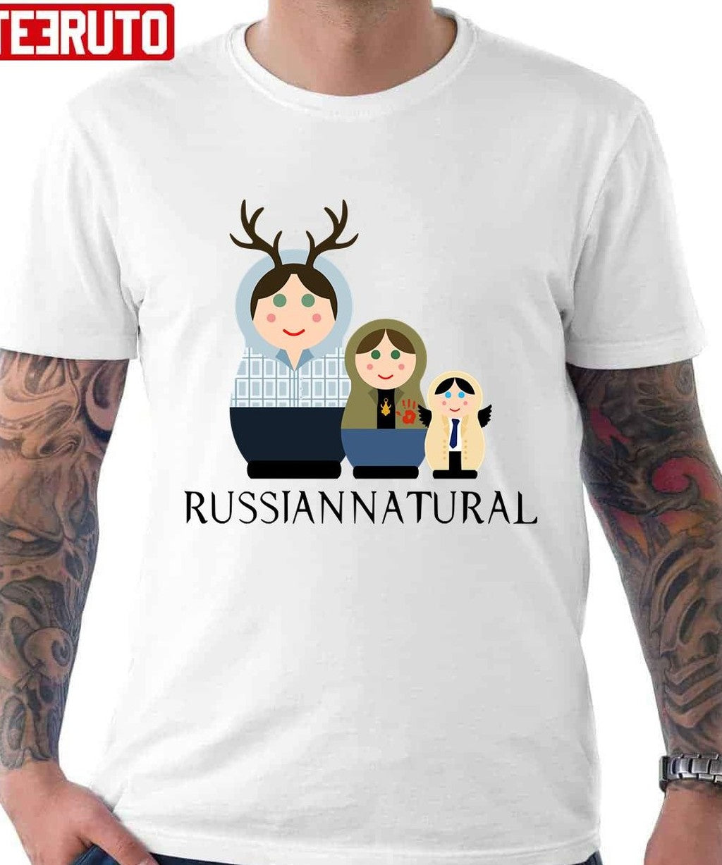 Team Russiannatural Supernatural Series Inspired Unisex T-Shirt