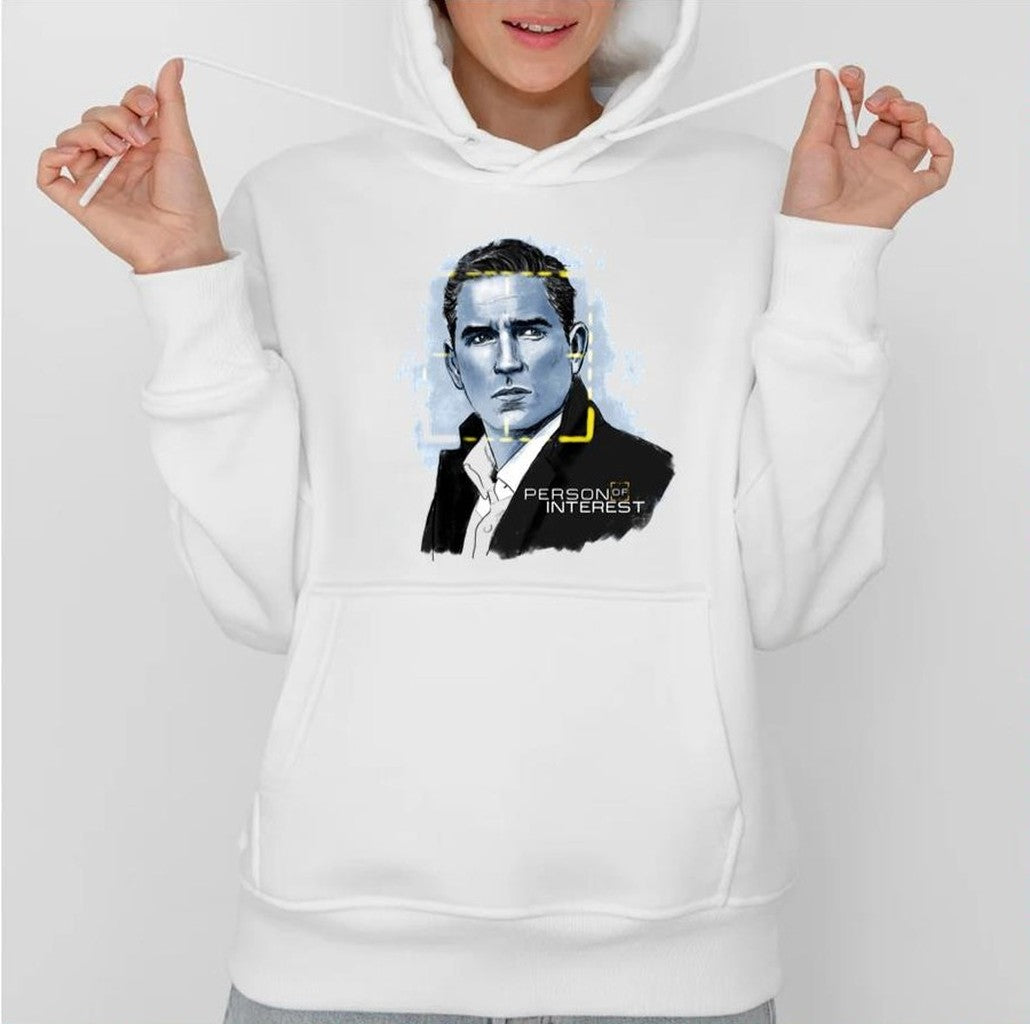 Mr Reese Person Of Interest Portrait Unisex Hoodie