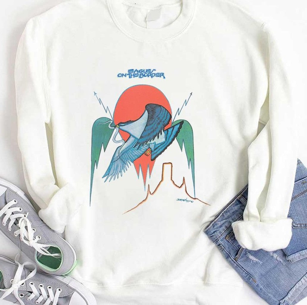 Original Logo Eagles On The Border Journey Unisex Hoodie