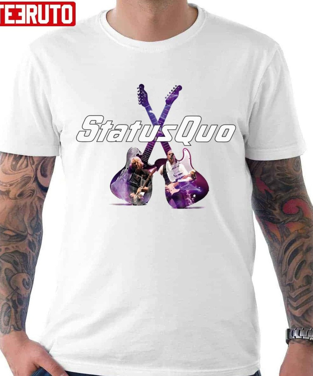 Rock Status Quo The Guitars Unisex T-shirt