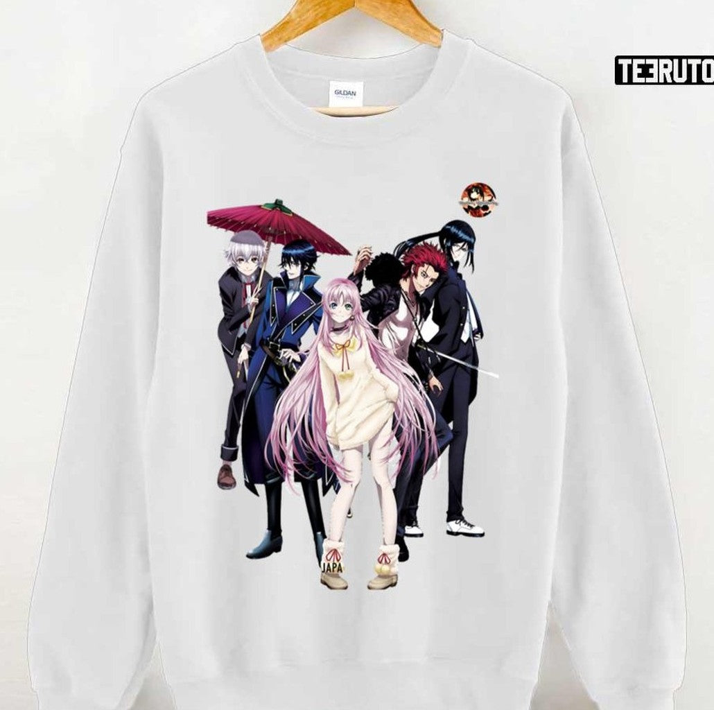 Anime Fanart Reisi Munakata K Project Retro Unisex T-Shirt