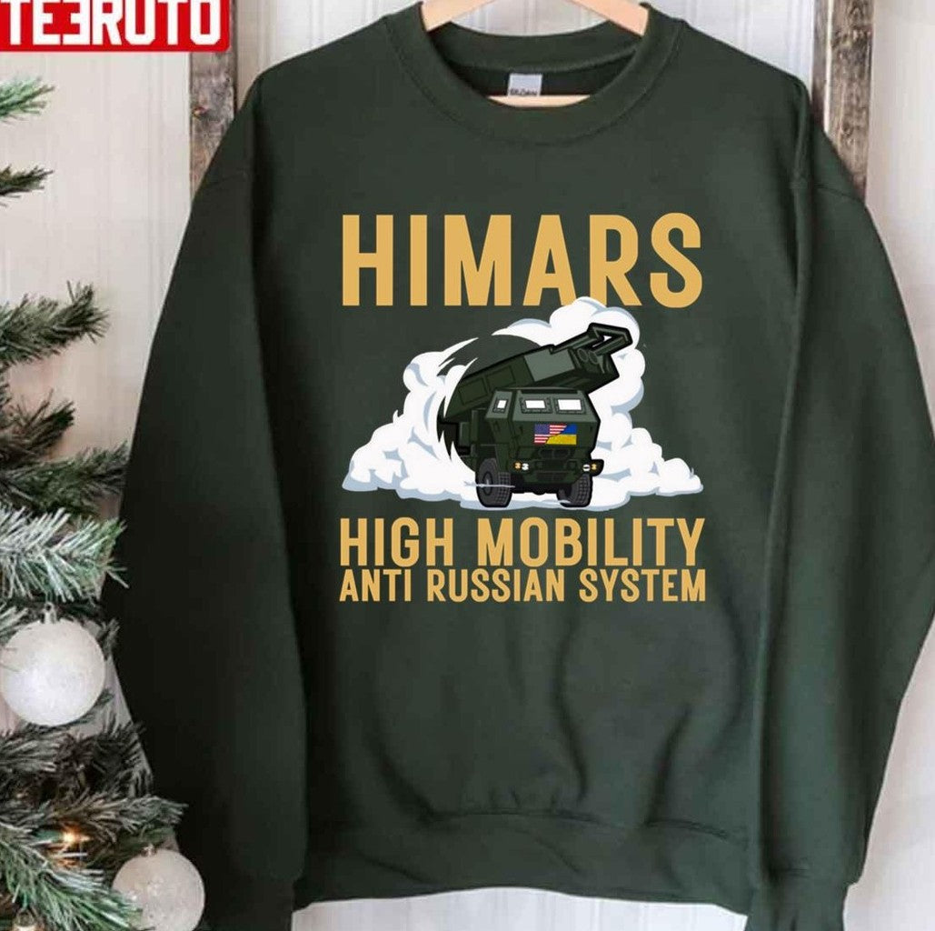 Saint Himars Anti Russian System Pray For Ukraine Unisex T-Shirt