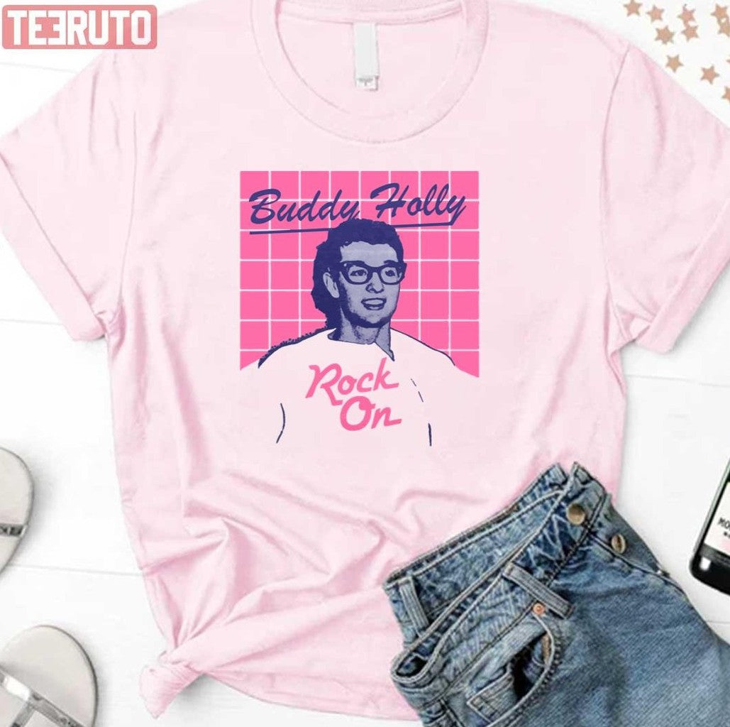 Rock On Buddy Holly Unisex Sweatshirt