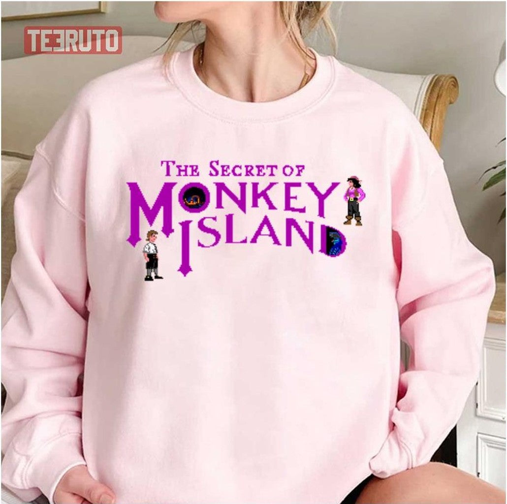 Purple Logo The Secret Of Monkey Island Unisex Sweatshirt