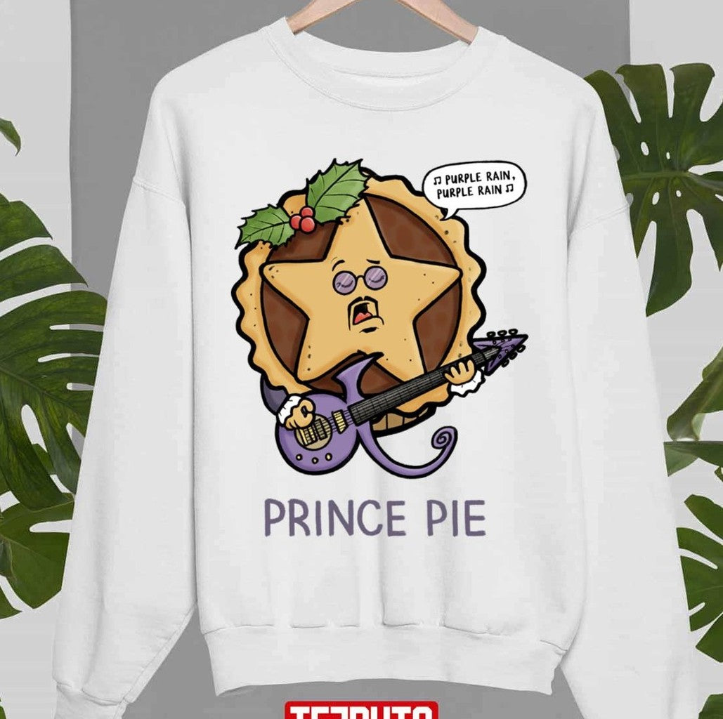 Prince Pie Funny Christmas Of Purple Prince Unisex Sweatshirt