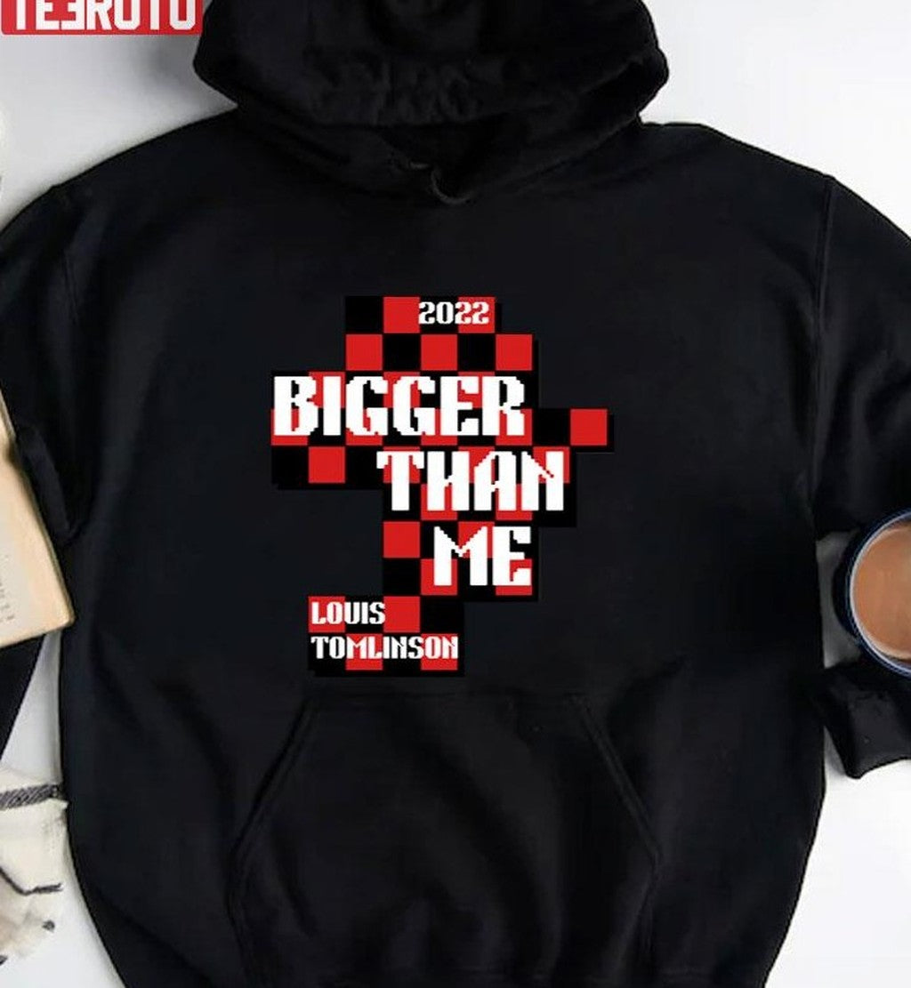 Bigger Than Me Louis Tomlinson 2022 Red Black Unisex T-shirt