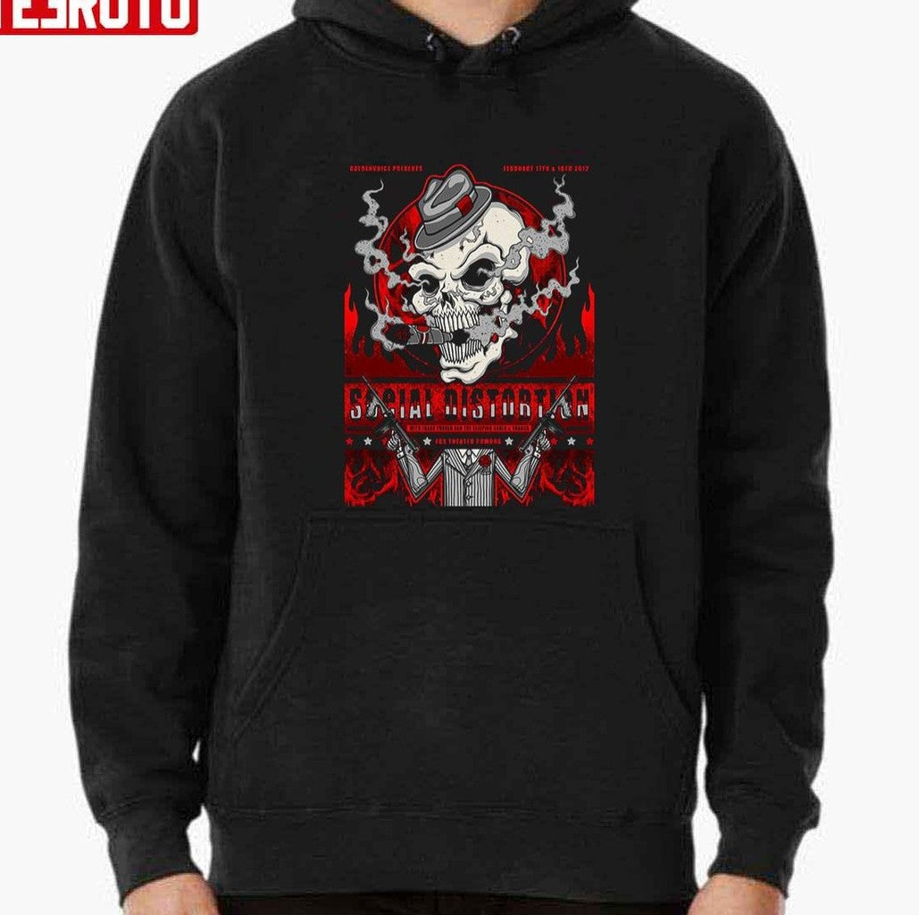 Smiking Skull Don’t Take Me For Granted Social Distortion Punk Rock Band Unisex T-Shirt