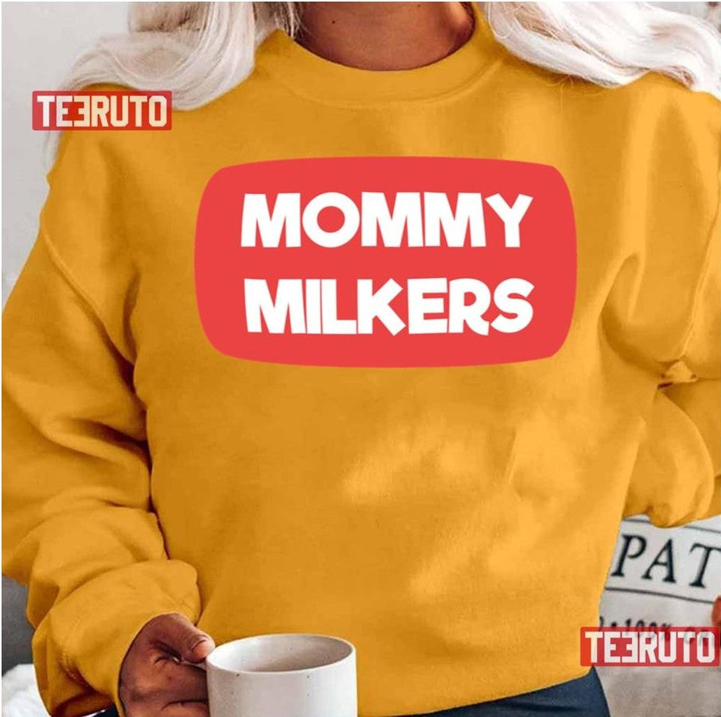 Mommy Milkers Red Tag Unisex T-Shirt