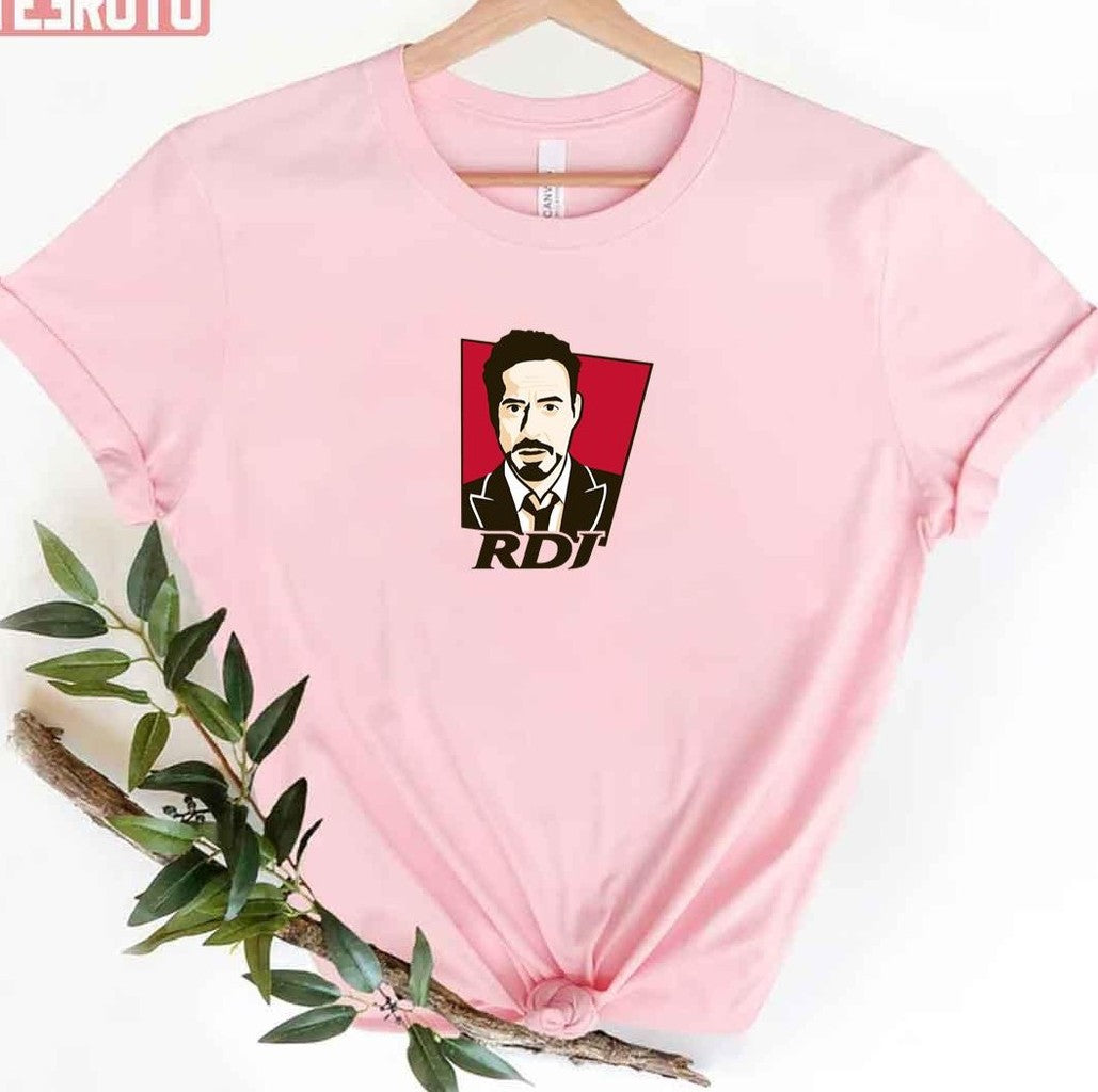 Robert Downey Jr Kfc Logo Ironman Unisex T-Shirt -