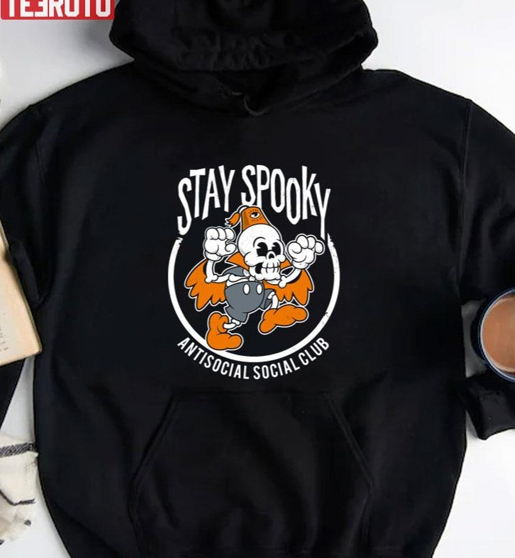 Stay Spooky Antisocial Social Club Halloween Unisex T-Shirt