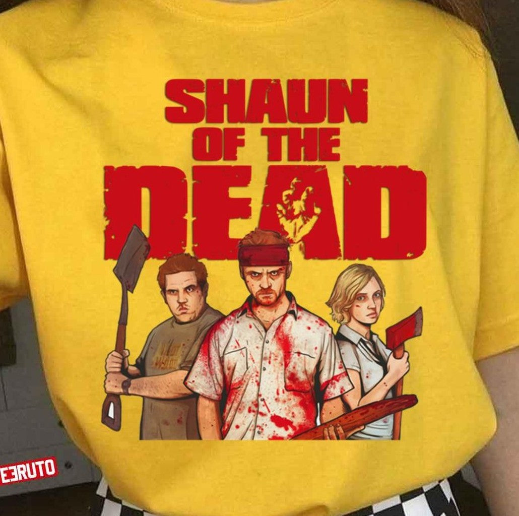 Shaun Of The Dead Red Logo Simon Pegg Unisex T-Shirt