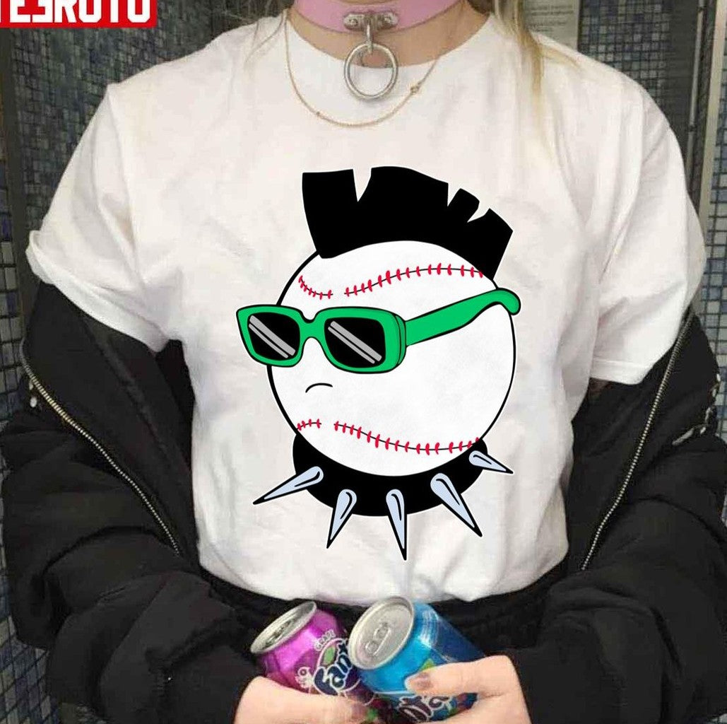 Punk Baseball Sport Ball Unisex Sweatshirt