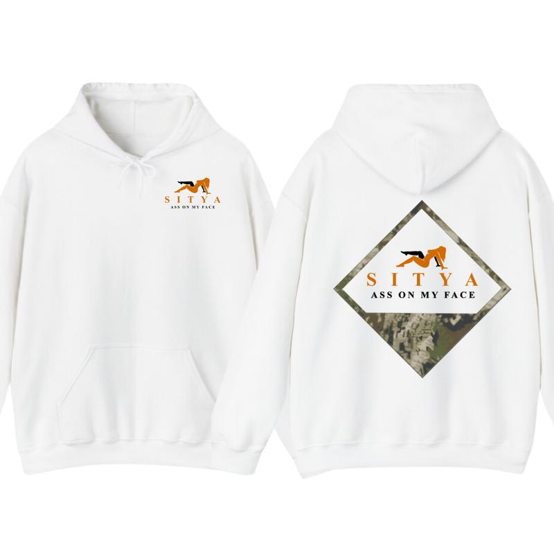 Sit On My Face Funny 2-Sided Hoodie, SITYA Graphic Design, for Men And Women