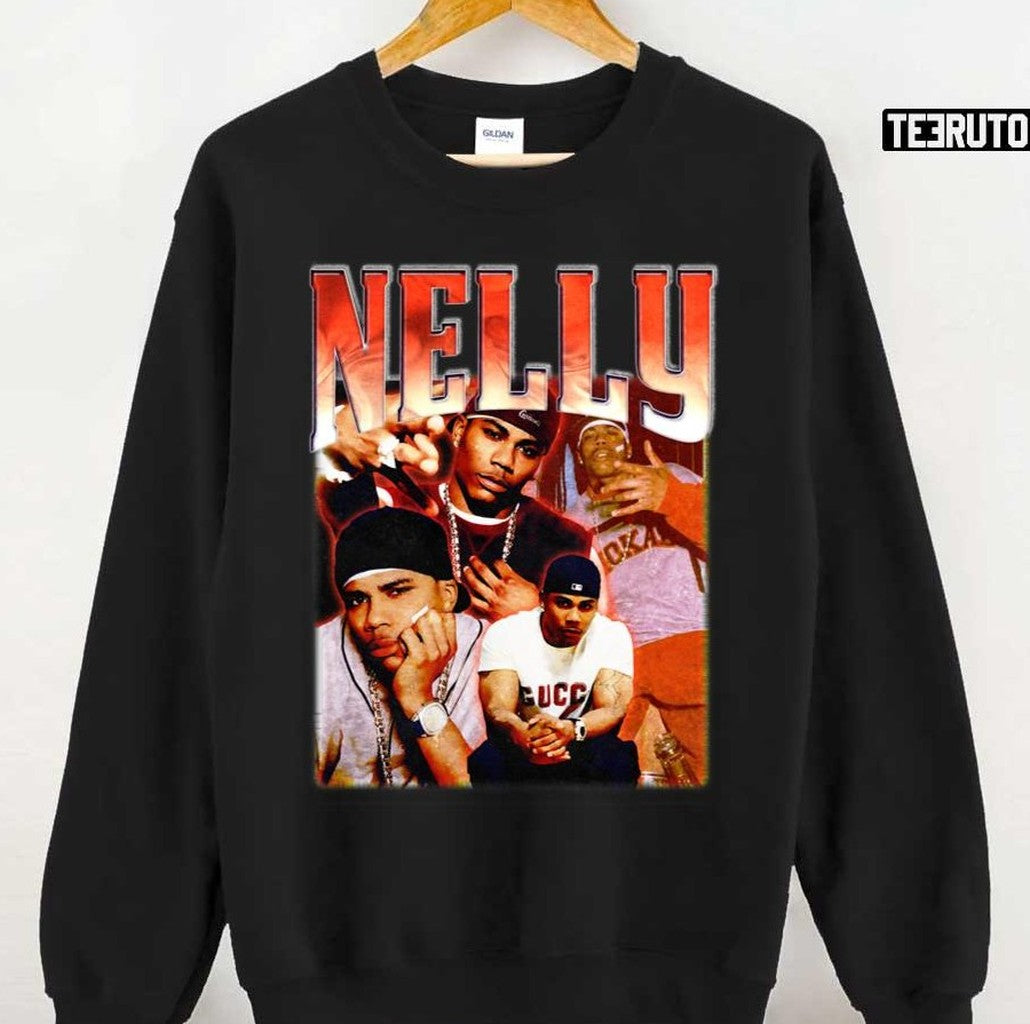 Nelly Vintage 90s Bootleg Rap Style Retro Unisex T-Shirt
