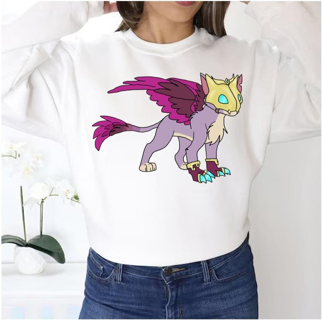 Purple Feathercat Skylander Unisex Sweatshirt