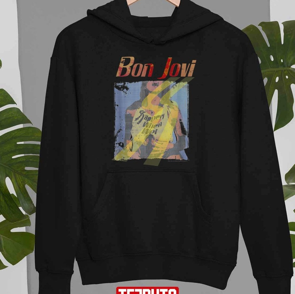 Slippery When Wet Girl Bon Jovi Unisex T-Shirt
