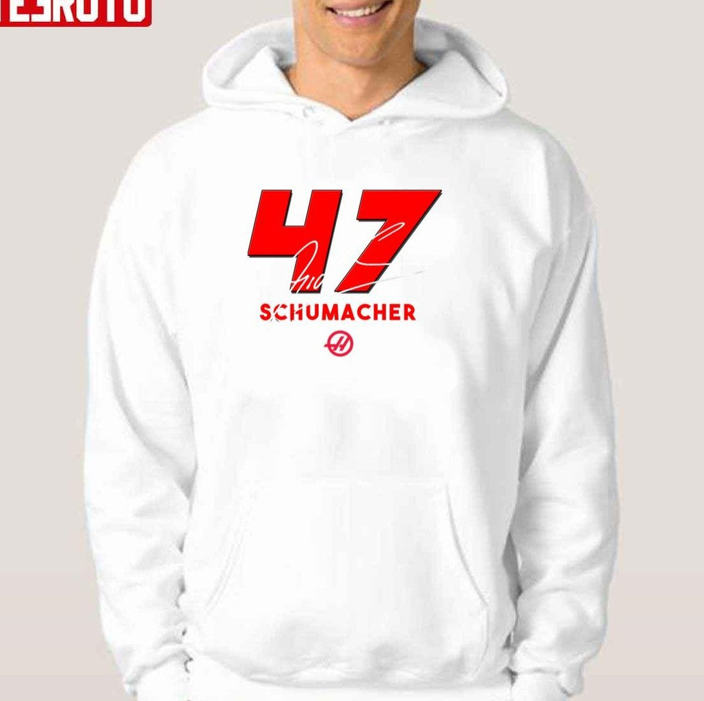 2022 Number 47 Signature Michael Schumacher Unisex Hoodie