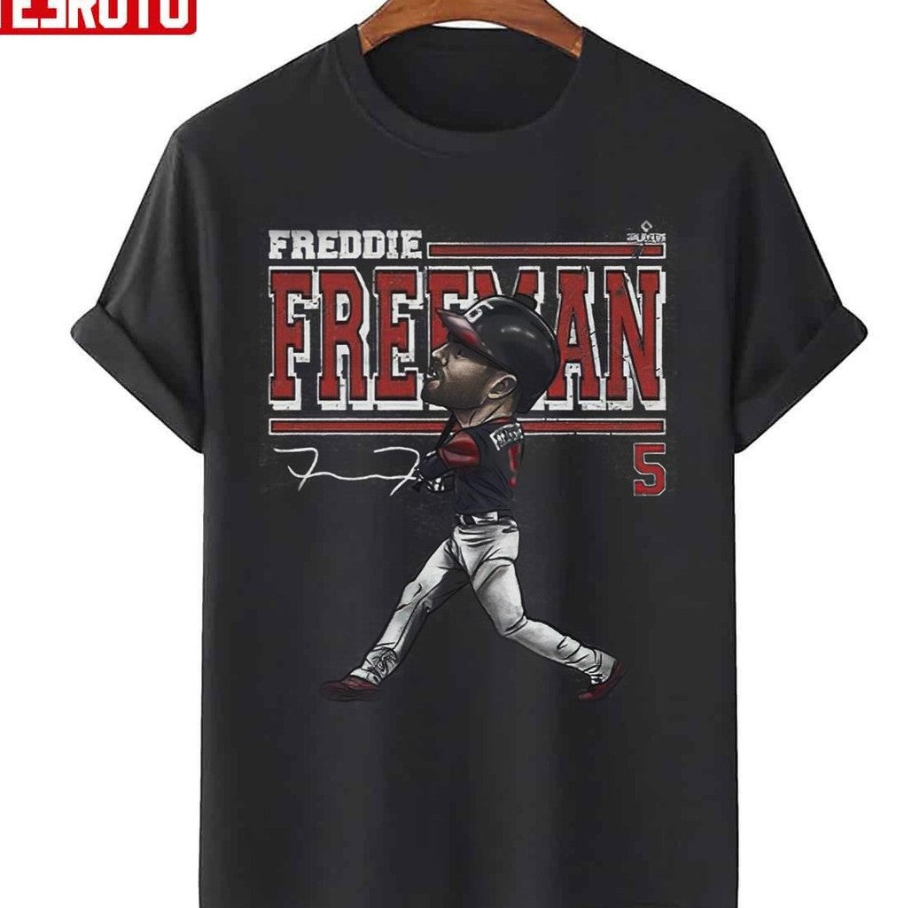 Atlanta Baseball Freddie Freeman Cartoon Unisex Hoodie