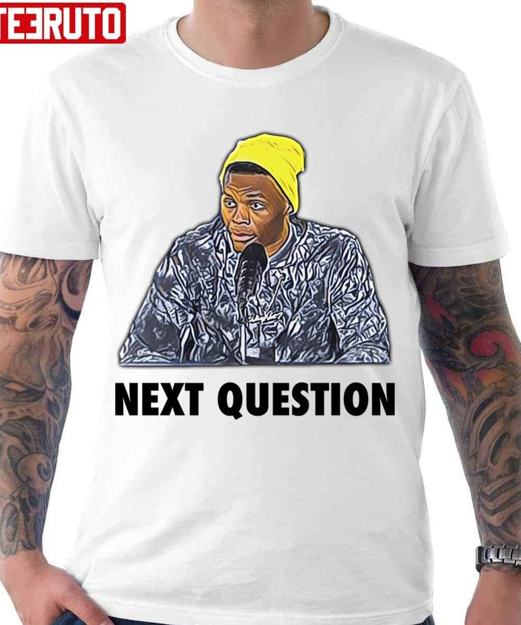 Next Question Russell Westbrook Funny Meme Unisex Hoodie