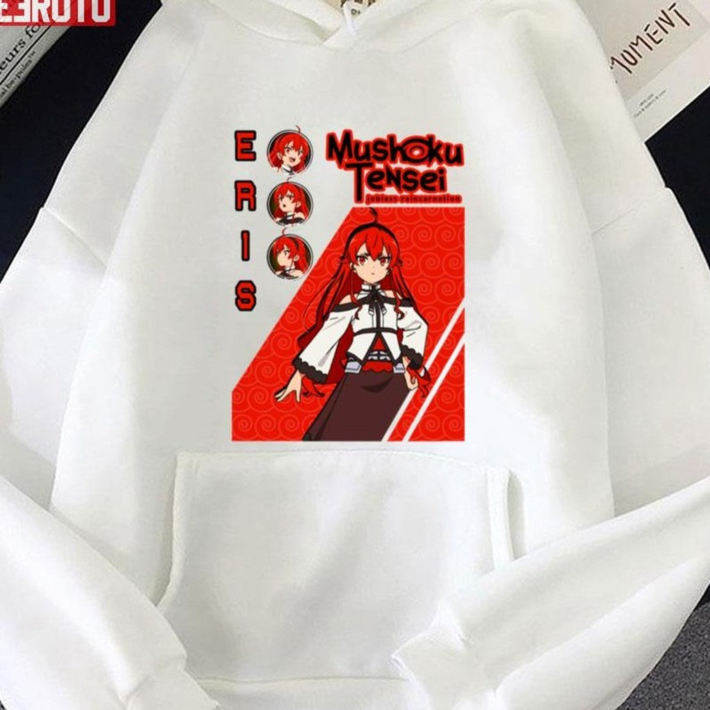 Red Colour Eris Mushoku Tensei Jobless Reincarnation Unisex T-shirt