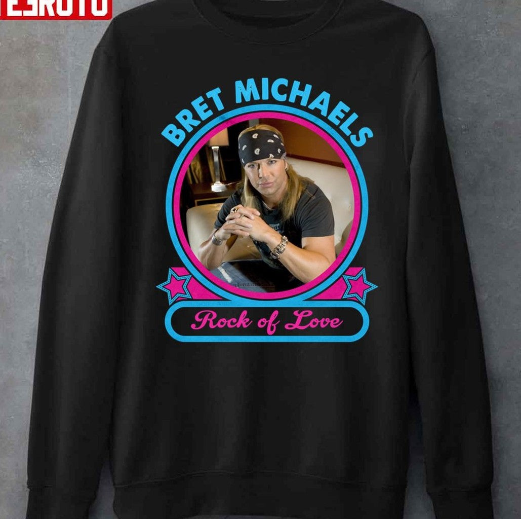 Rock Of Love With Bret Michaels Vintage Design Unisex T-Shirt